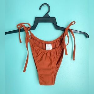 High Leg Side-Tie Bikini Bottom